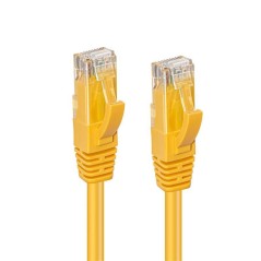 MicroConnect UUTP CAT6 2M Yellow LSZH - High-Performance Ethernet Cable